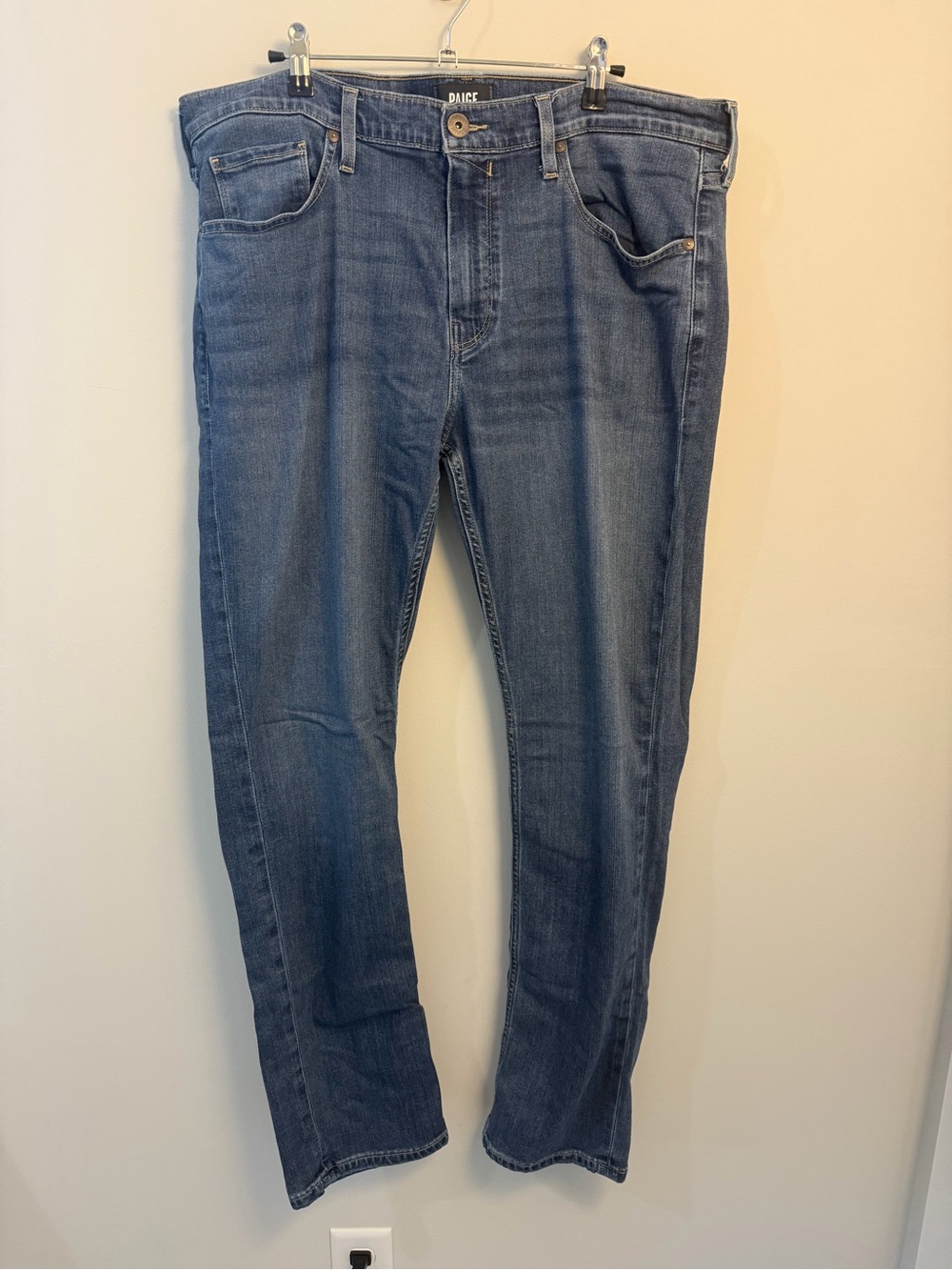 PAIGE Federal Men’s 38 Blue Slim Straight Stretch Jeans